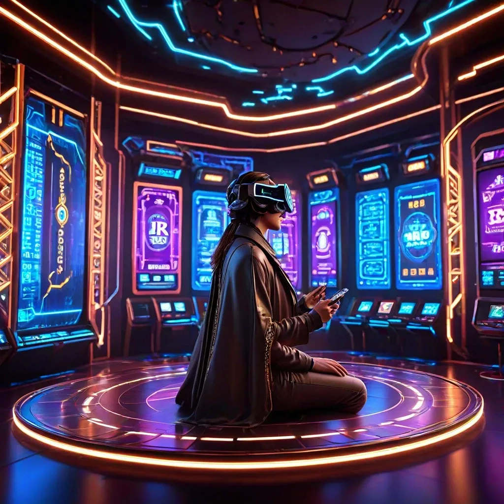 Cyberpunk Virtual Casino
